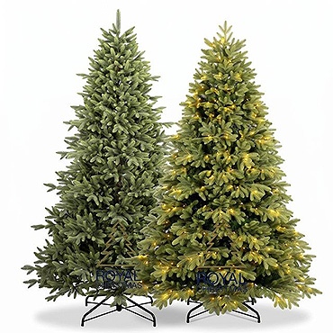 Royal Christmas - mehr als +100 Kuenstlicher Weihnachtsbäume mit und ohne smart warm LED Beleuchtung integriert - auch Weihnachts Girlanden - Kränze - Aufbewahrungstaschen und andere Weihnachtsartikeln