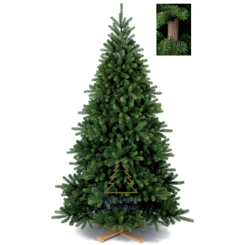 Künstlicher Weihnachtsbaum 180cm Spritzguss - Realistisch & Mit Holzständer